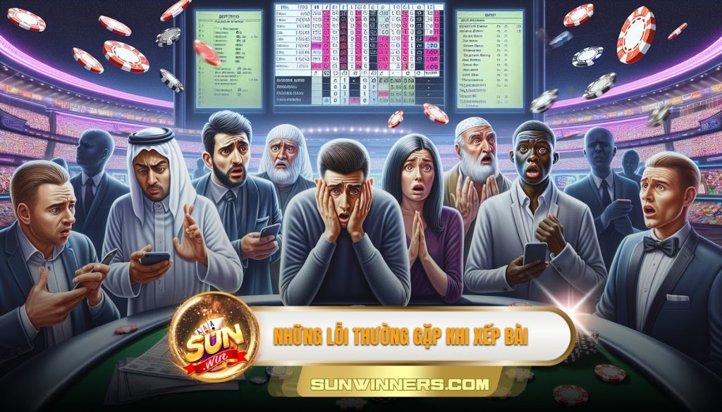 Những lỗi thường gặp khi xếp bài