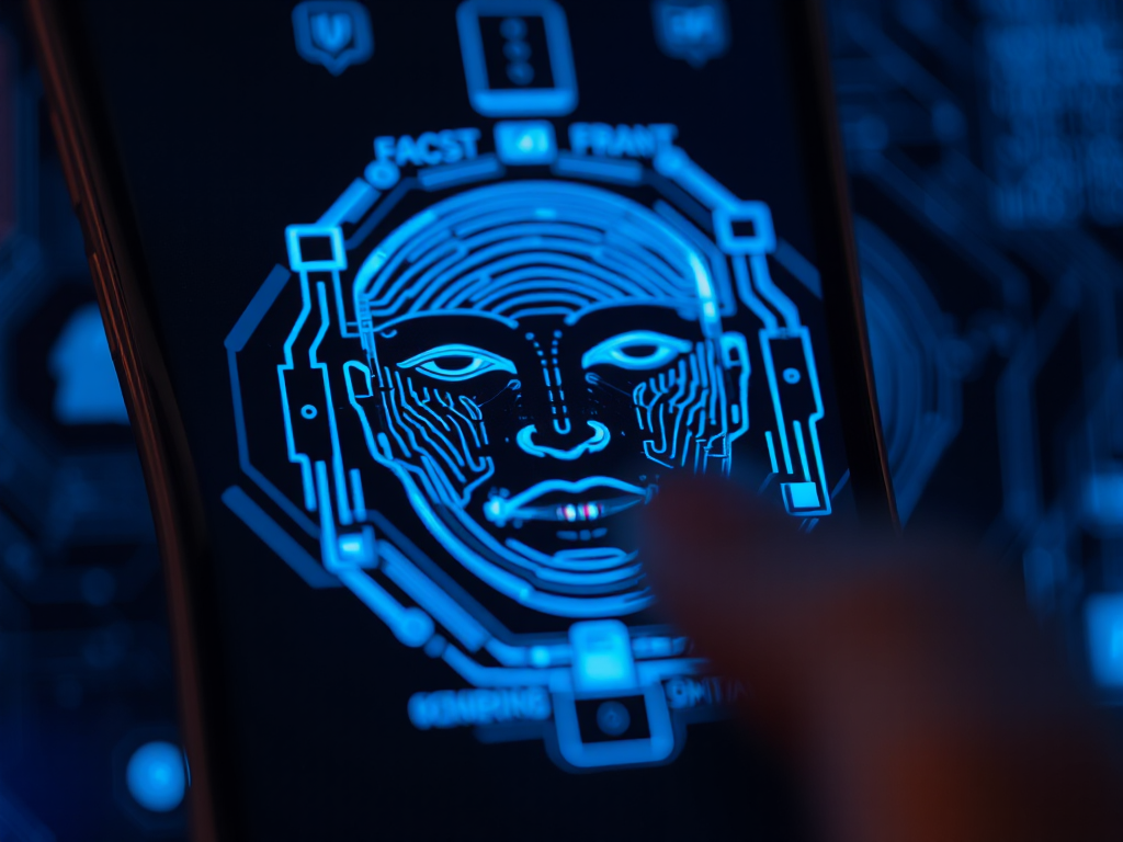 Người dùng thực hiện xác thực khuôn mặt trên điện thoại để bảo mật khi sử dụng phương thức nạp tiền sunwin qua ví điện tử 2026.