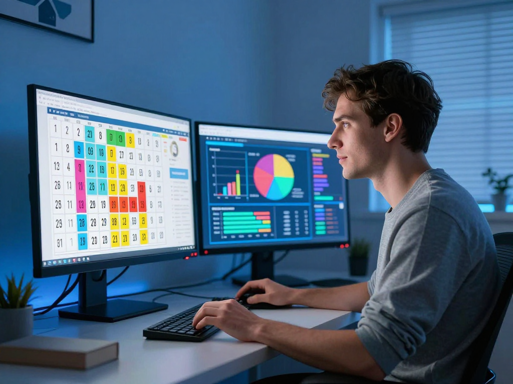 Người Chơi Lô Đề Sunwin Tỷ Lệ 1 Ăn 99 Phân Tích Biểu Đồ Số Liệu Trên Nhiều Màn Hình Máy Tính Trong Văn Phòng Hiện Đại, Ánh Sáng Xanh Động Người chơi lô đề Sunwin tỷ lệ 1 ăn 99 phân tích biểu đồ số liệu trên nhiều màn hình máy tính trong văn phòng hiện đại, ánh sáng xanh động