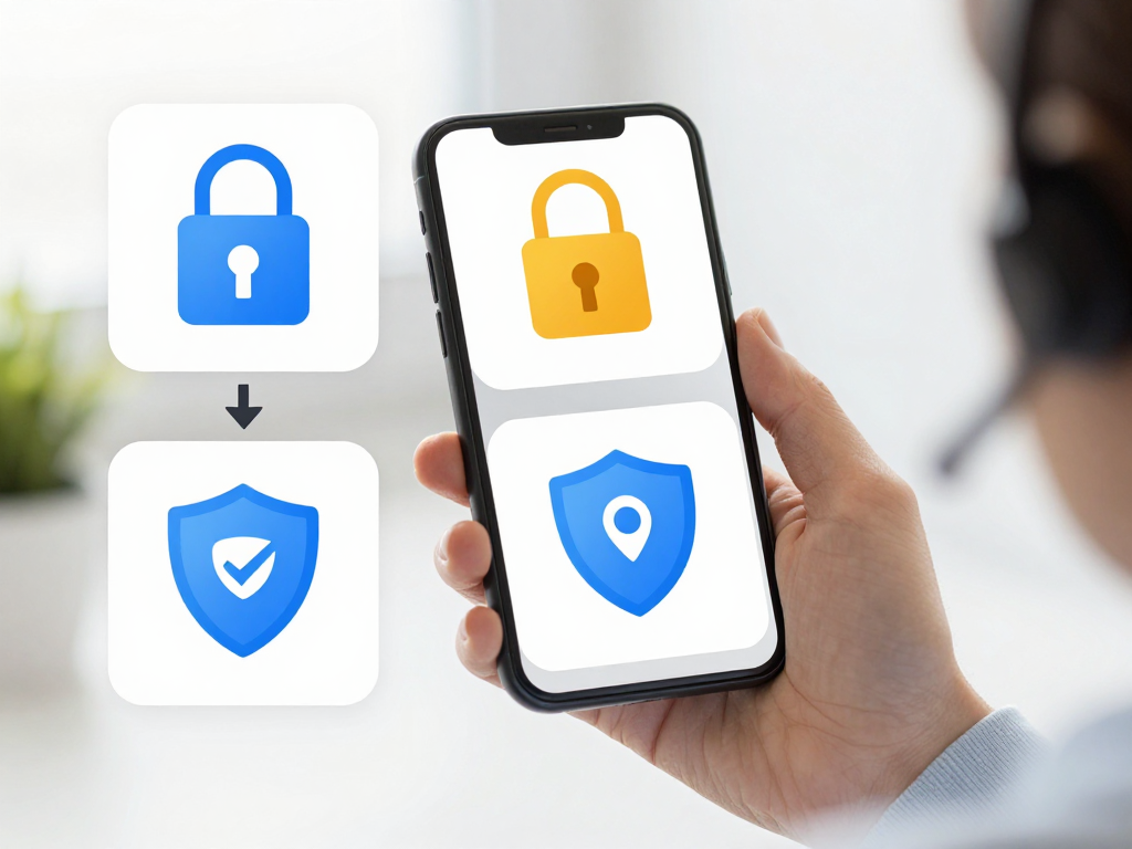 Người dùng trò chuyện với nhân viên hỗ trợ khách hàng trên điện thoại, biểu tượng ba bước cách xóa tài khoản Sunwin vĩnh viễn, khóa bảo mật an toàn